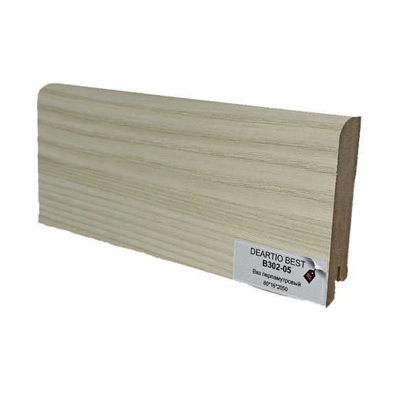 Плинтус МДФ Deartio/Деартио Вяз перламутровый B 302-05 80х16х2050мм