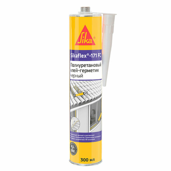 Герметик Sikaflex - 171 FC (300мл)  черный
