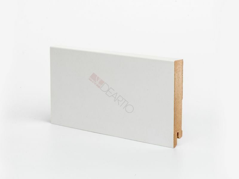 Плинтус МДФ Deartio Белый  U 106-100 100х16х2050мм