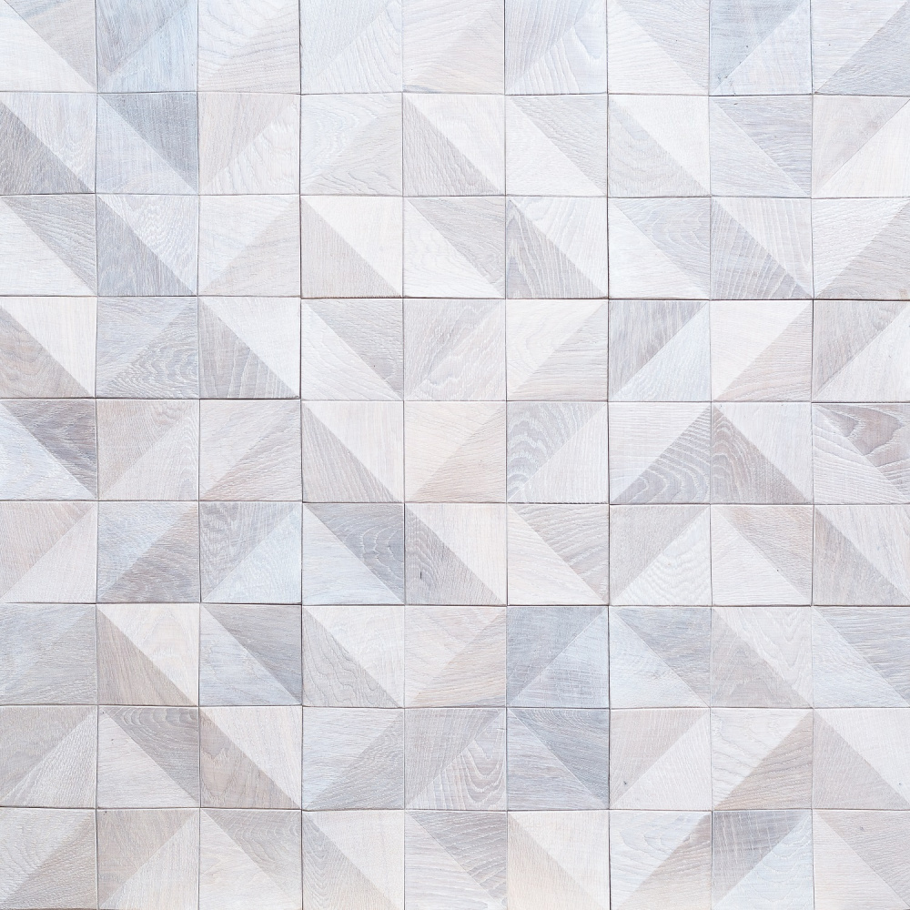 Стеновая панель Tarsi/Тарси Аравия Белая 300х300 мм Дуб/брашированный