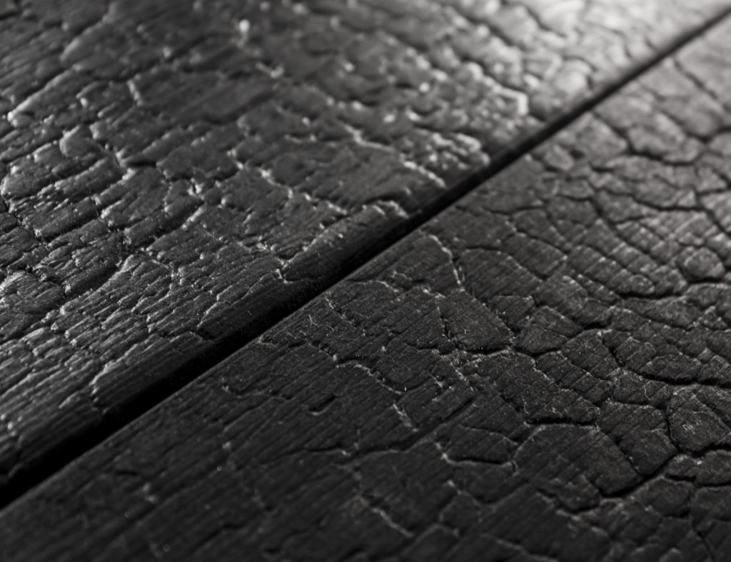 Термомодифицированная доска Raggy Wood хвоя (сосна\ель) RW5 планкен косой BURN 20х120\145х2000\3000 масло