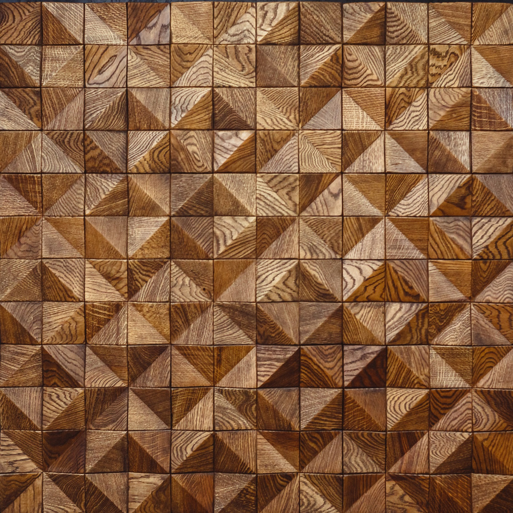 Стеновая панель Tarsi Аравия 300х300 мм Дуб/брашированный