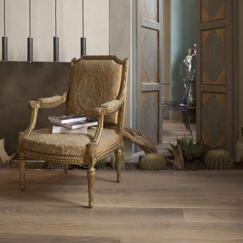 Инженерная доска Bassano Parquet Коллекция Opera Prima Traviata Дуб Buenos Aires, лак 2350х192х15/3,6 мм