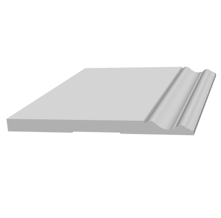 Плинтус под покраску Ultrawood/Ультравуд Base 0005 i 2000х219х15 мм