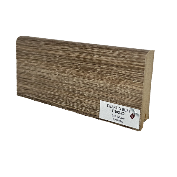 Плинтус МДФ Deartio/Деартио Дуб тобакко B 302-20 80х16х2050мм