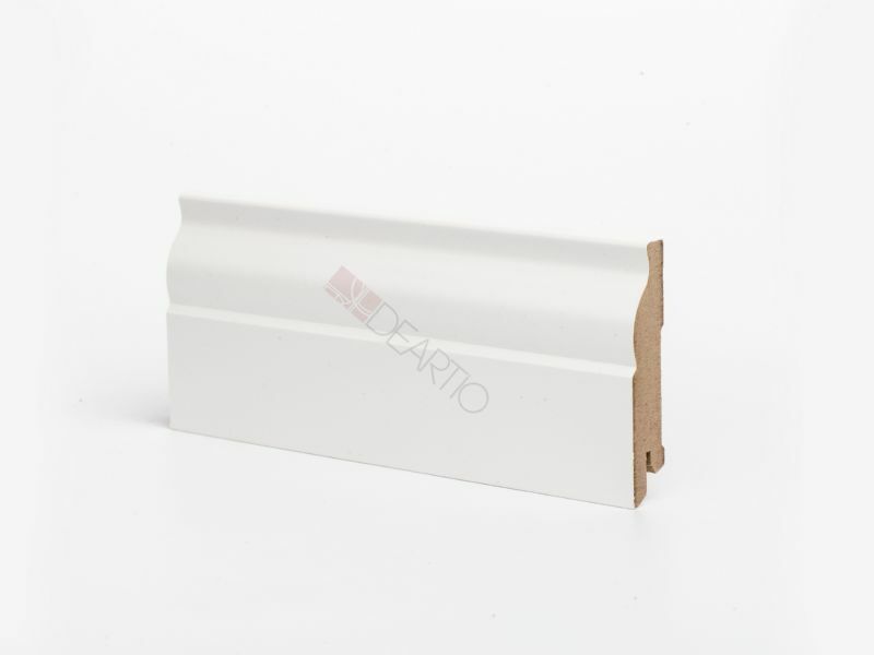 Плинтус МДФ Deartio Белый U 103-80  80х16х2050мм