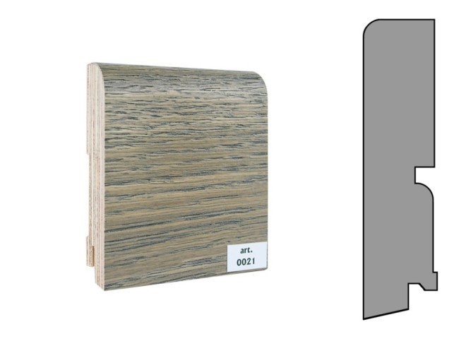 Плинтус шпонированный  Finitura/Финитура 120х30х2400мм арт.021