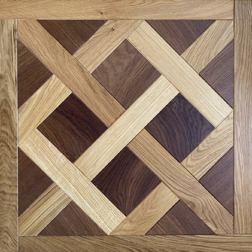 Модульный паркет Версаль Дуб+термоясень 600х600х15 мм