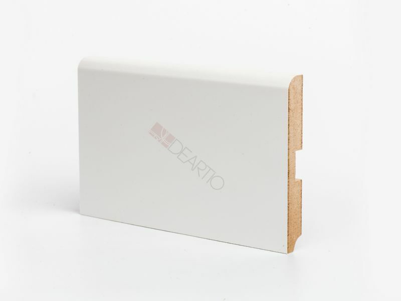 Плинтус МДФ Deartio/Деартио Белый U 102-120 120х16х2050мм