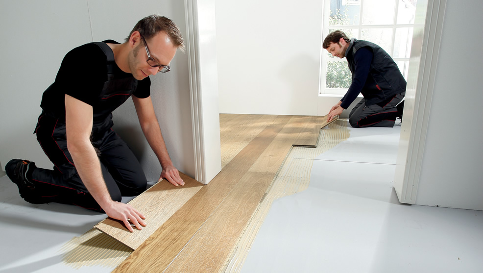 Укладка паркета на стяжку