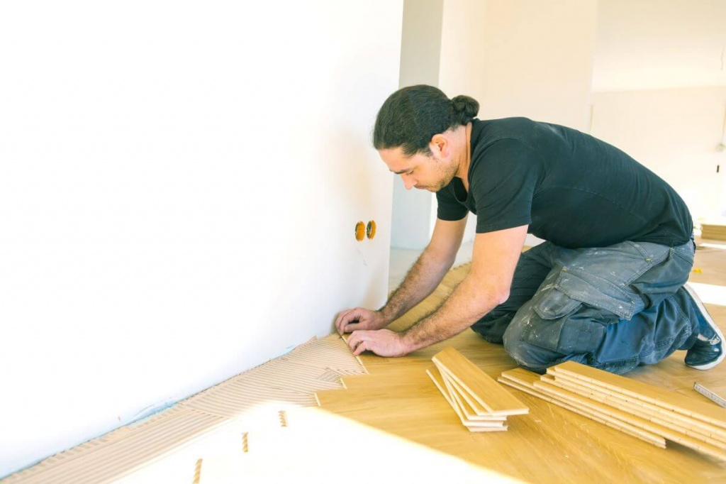 Укладка паркета на черновой пол