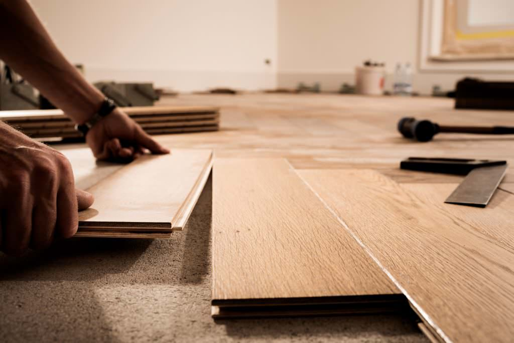 Укладка массивной доски